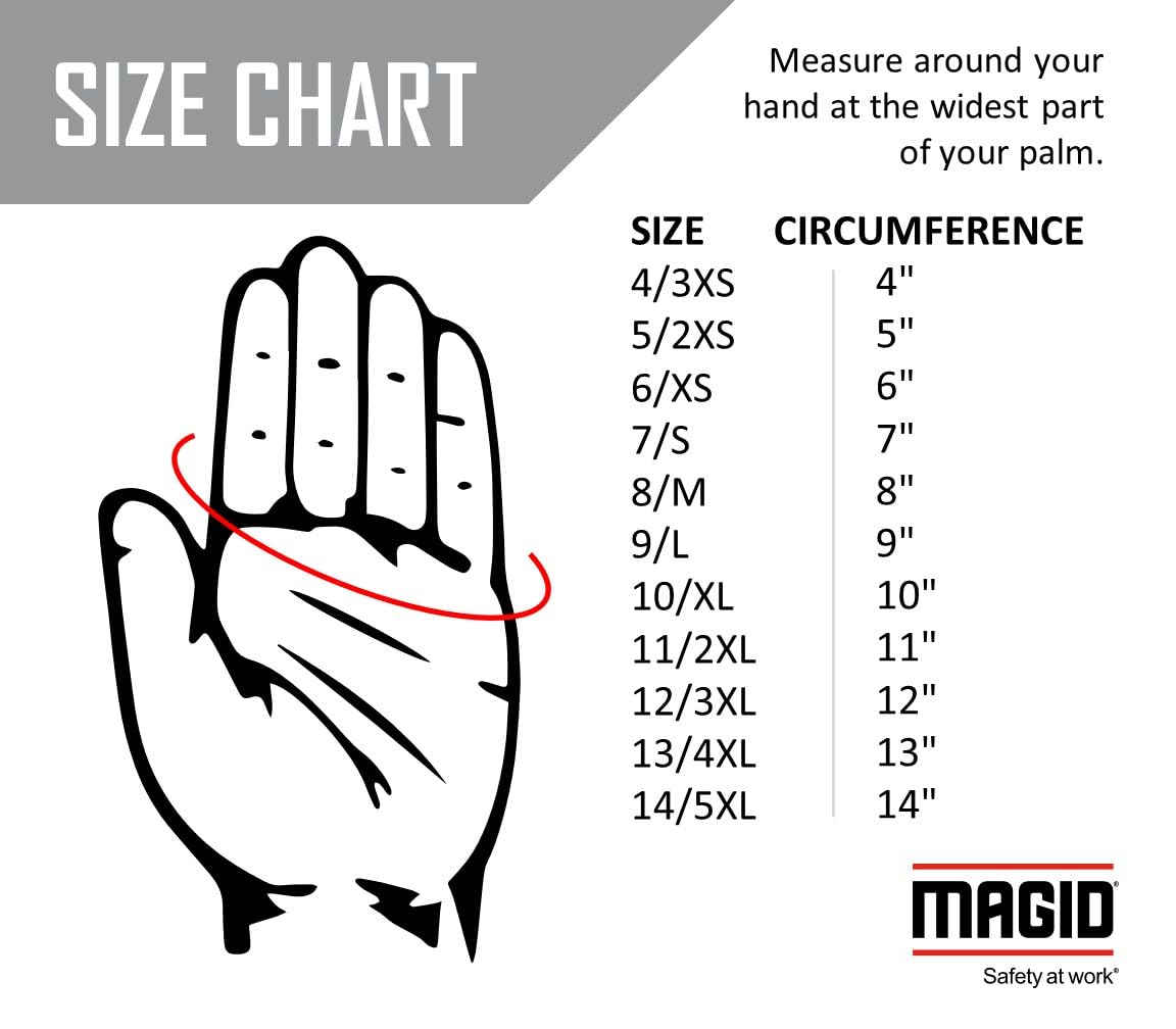 Protective T-REX Sandy Nitrile Impact Work Gloves - Small Grip Safety Hands 6 Protective T-REX Sandy Nitrile Impact Work Gloves - Small Grip Safety Hands - Image 6