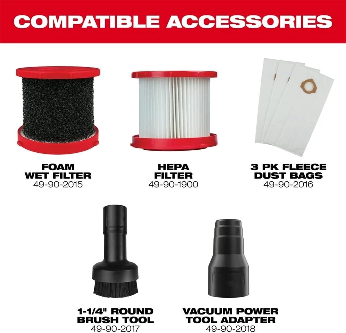 M18 FUEL PACKOUT Wet/Dry Vacuum 2.5 Gal Cordless Powerful Jobsite Cleaner 3 M18 FUEL PACKOUT Wet/Dry Vacuum 2.5 Gal Cordless Powerful Jobsite Cleaner - Image 3