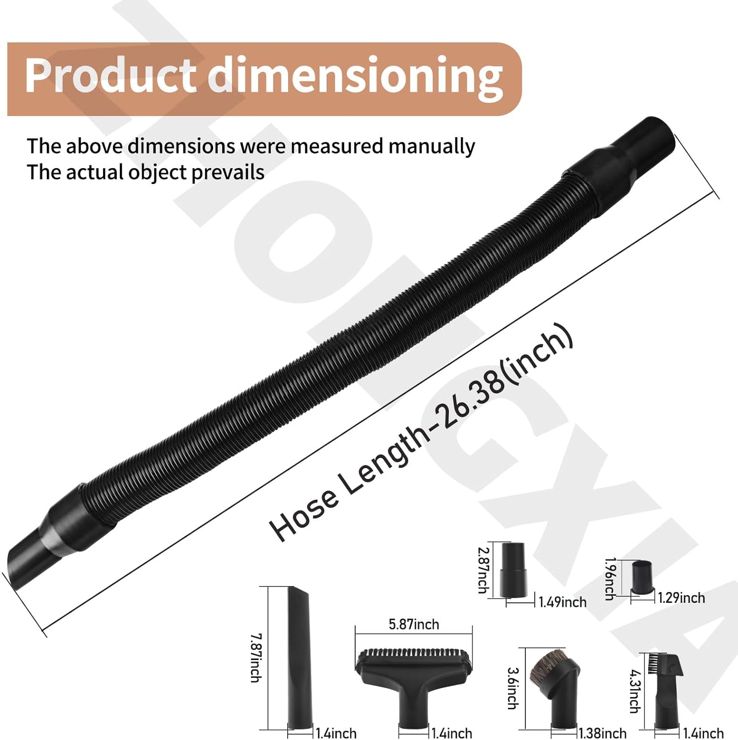 Milwaukee Vacuum Hose Replacement Part 14-37-0170 for Compact Wet Dry Vac 0882-20 2 Milwaukee Vacuum Hose Replacement Part 14-37-0170 for Compact Wet Dry Vac 0882-20 - Image 2