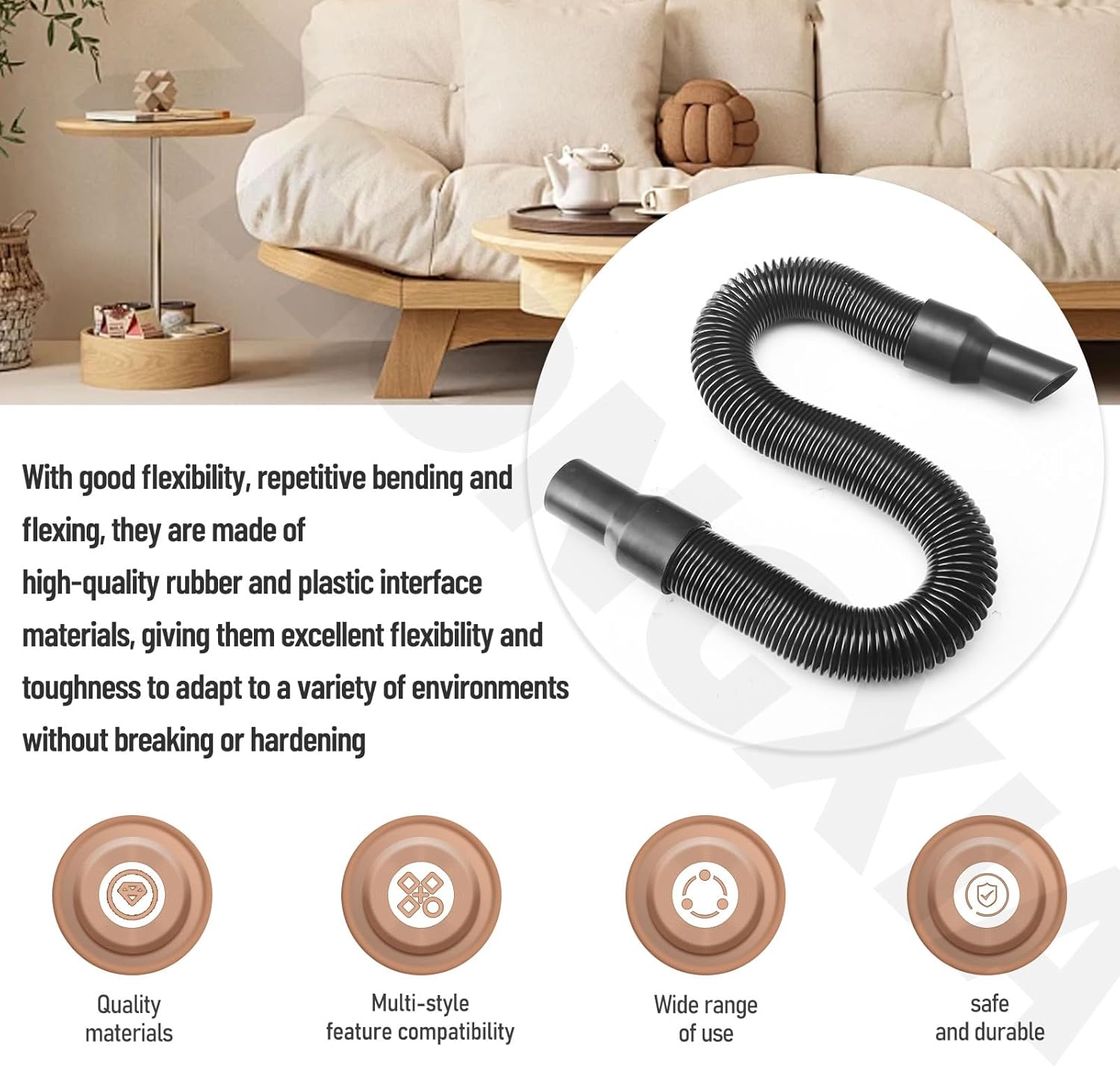 Milwaukee Vacuum Hose Replacement Part 14-37-0170 for Compact Wet Dry Vac 0882-20 5 Milwaukee Vacuum Hose Replacement Part 14-37-0170 for Compact Wet Dry Vac 0882-20 - Image 5