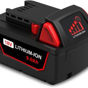 Milwaukee M18 High Output 18V 9.0Ah Extended Battery Pack for Power Tools