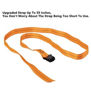 Heavy Duty Cylinder Wall Mount Bracket w/ 59″ Straps for Propane & Nitrogen Tanks