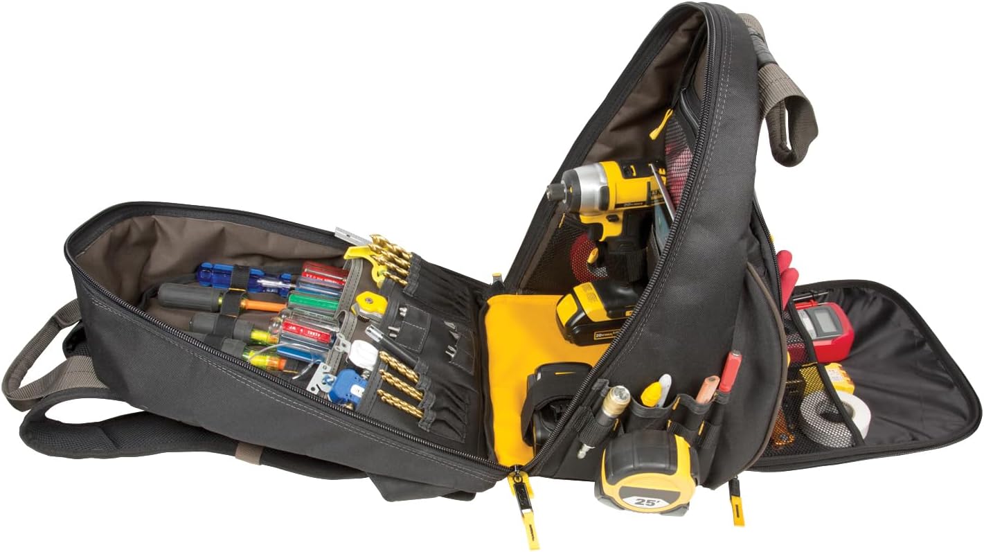 CLC Tech Gear 53-Pocket LED Tool Backpack - Ultimate Organizer L255 5 CLC Tech Gear 53-Pocket LED Tool Backpack - Ultimate Organizer L255 - Image 5