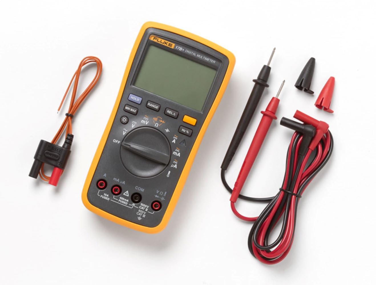 Fluke 17B+ Pro Digital Multimeter: AC/DC Testing & Temperature Tool 2 Fluke 17B+ Pro Digital Multimeter: AC/DC Testing & Temperature Tool - Image 2
