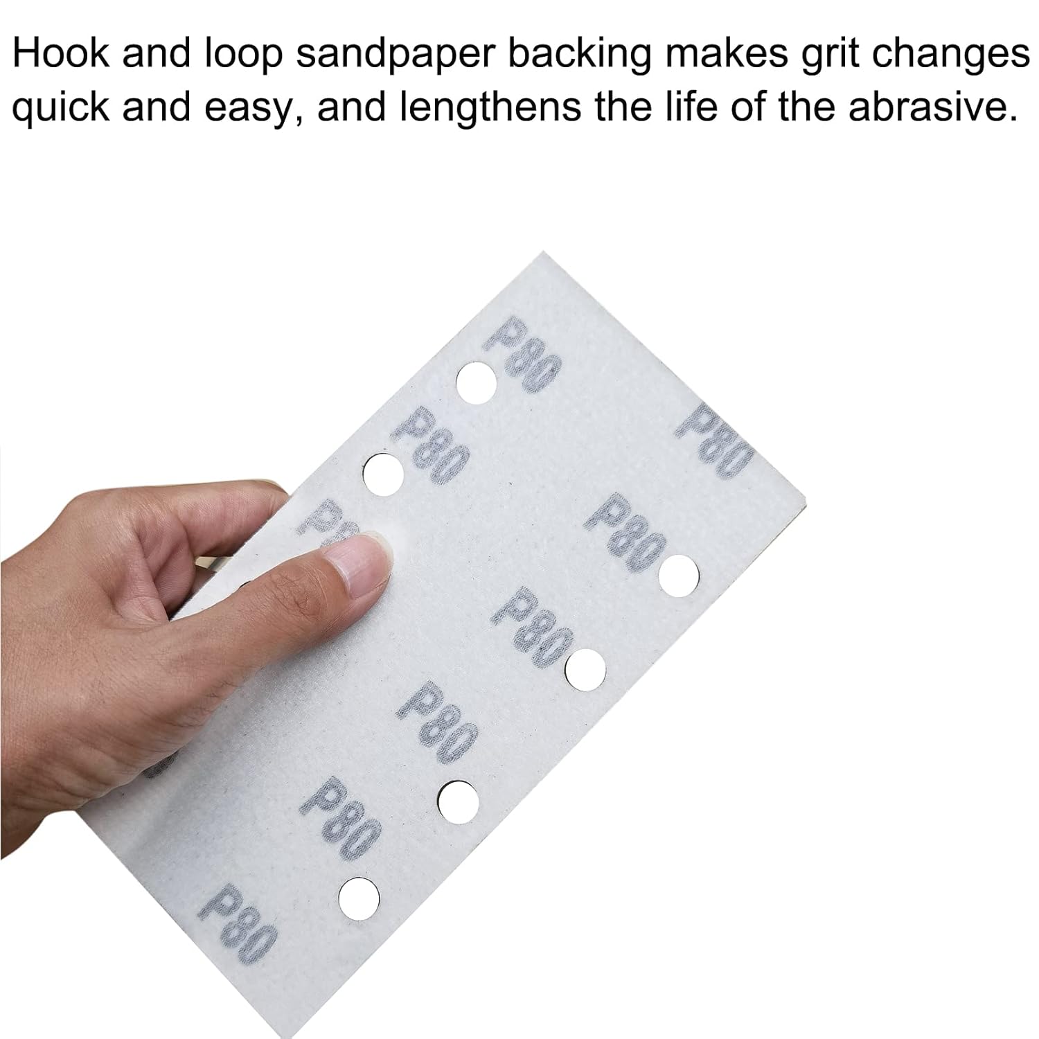 Premium Sanding Sheets 60pk 1/3 Orbital Sander 6 Grits Wood Metal Paint DIY 5 Premium Sanding Sheets 60pk 1/3 Orbital Sander 6 Grits Wood Metal Paint DIY - Image 5