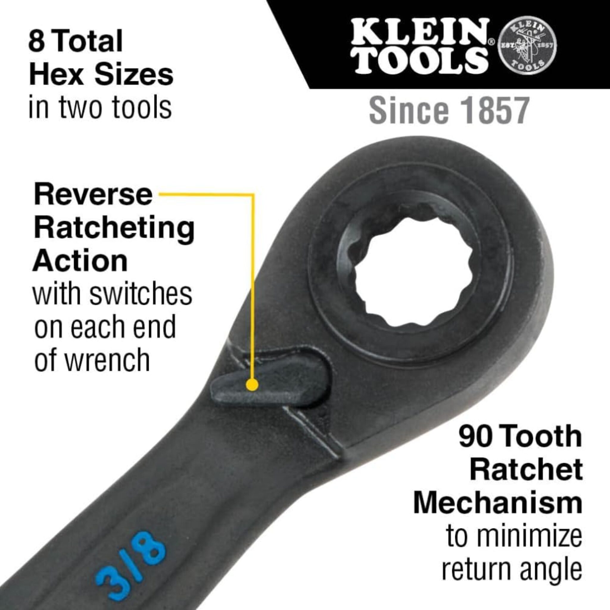 Professional 4-in-1 Ratcheting Box Wrench Set | SAE Quad Wrench ...