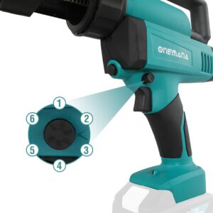 20V Brushless Cordless 5″ Palm Sander | 7 Speeds Wood Sanding Tool w/ Dust Bag