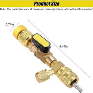 Professional HVAC Valve Core Tool Set with Adapters for R22/R410a Systems