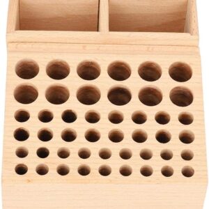 Leather Tool Holder, 48 Holes Wooden Leather Craft Tool Stand, Organizer, Storage Case