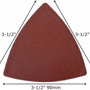 240 Grit Triangular Hook & Loop Sanding Sheets for Oscillating Tools