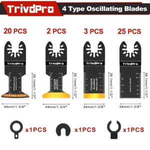 TrivdPro 50pcs Oscillating Tool Blades: A Complete Review