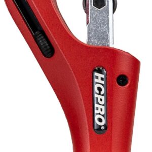 HCPRO Pro-Grade Pipe Cutter: 1/8-1 3/4″ for Copper, PVC & EMT + Bonus Wheel