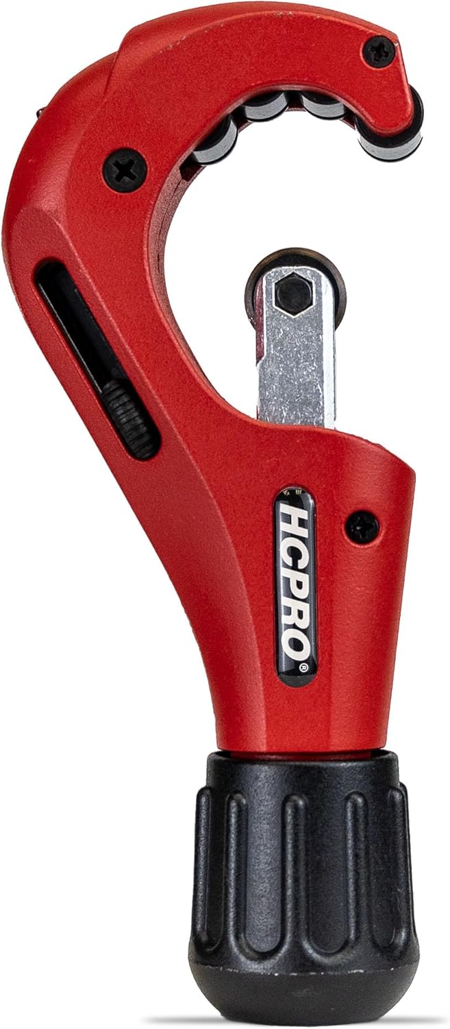 HCPRO Pro-Grade Pipe Cutter: 1/8-1 3/4" for Copper, PVC & EMT + Bonus Wheel 2 HCPRO Pro-Grade Pipe Cutter: 1/8-1 3/4" for Copper, PVC & EMT + Bonus Wheel - Image 2