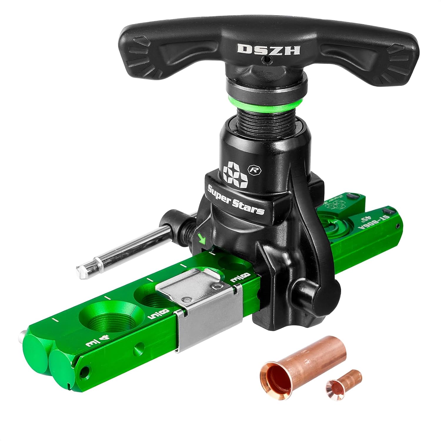 Professional HVAC Copper Pipe Flaring Tool Kit | Single 45 Degree Eccentric Cone 1/4-3/4in 1 hvac tools