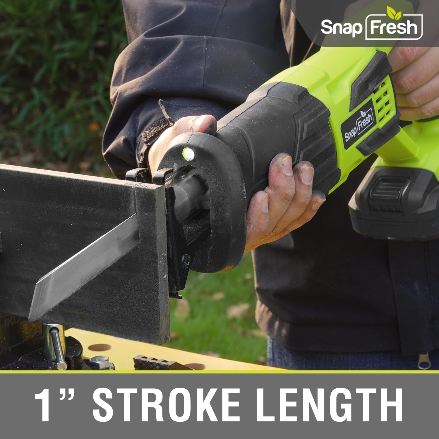 Unleashing Power: SnapFresh 20V Cordless Reciprocating Saw Review 2 Unleashing Power: SnapFresh 20V Cordless Reciprocating Saw Review - Image 2