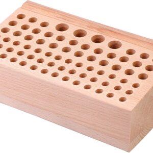 76 Styles Leather Craft Tool Holder, Leather Tool Organizer Leather Holder Tool Wooden, Professional Leather Tools Storage Box Crafting Organizer, Leather Craft Stand Holder Organizer and Storage