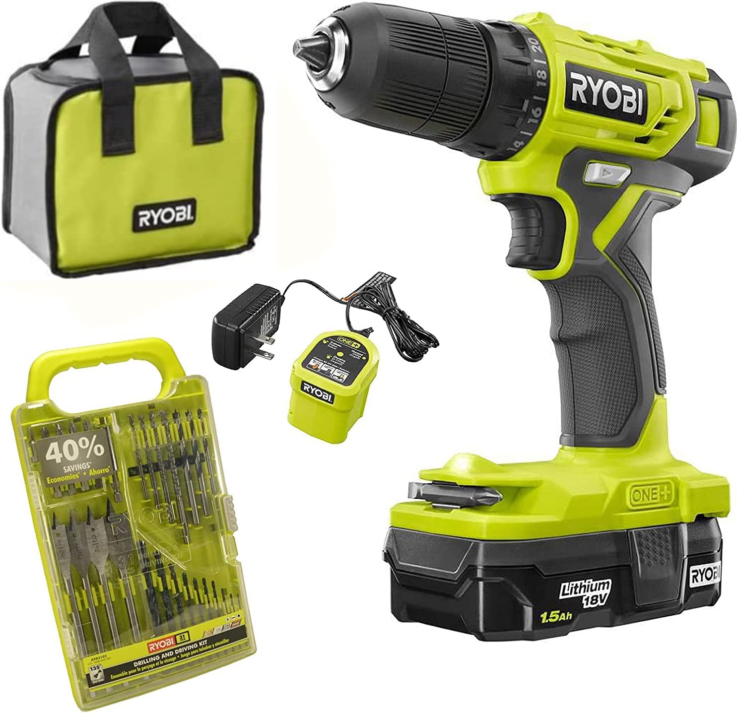 Ryobi 18V ONE+ Drill Driver Bundle: A Must-Have for DIYers! 1 Ryobi 18V ONE+ Drill Driver Bundle: A Must-Have for DIYers!