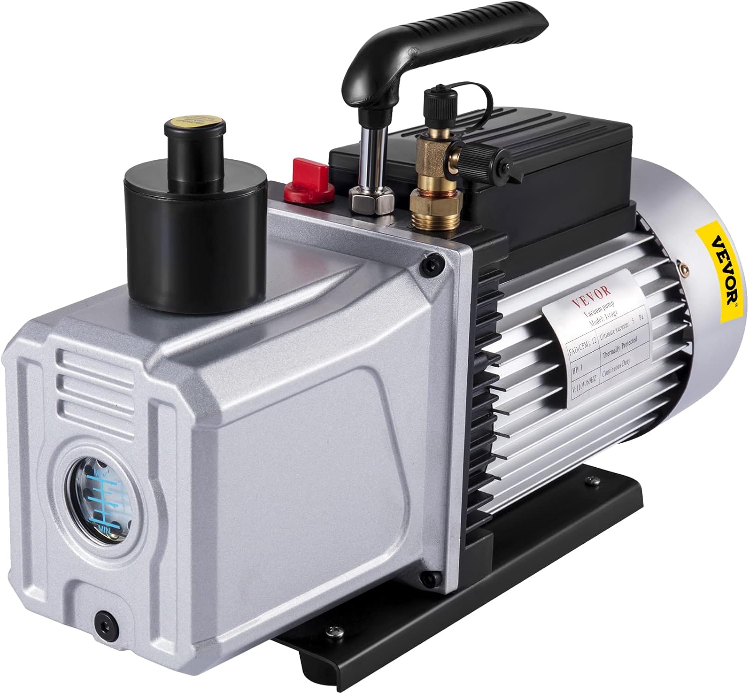 VEVOR 12CFM 1HP Single Stage Vacuum Pump for HVAC Refrigeration AC Tools 1 hvac tools vacuum pump