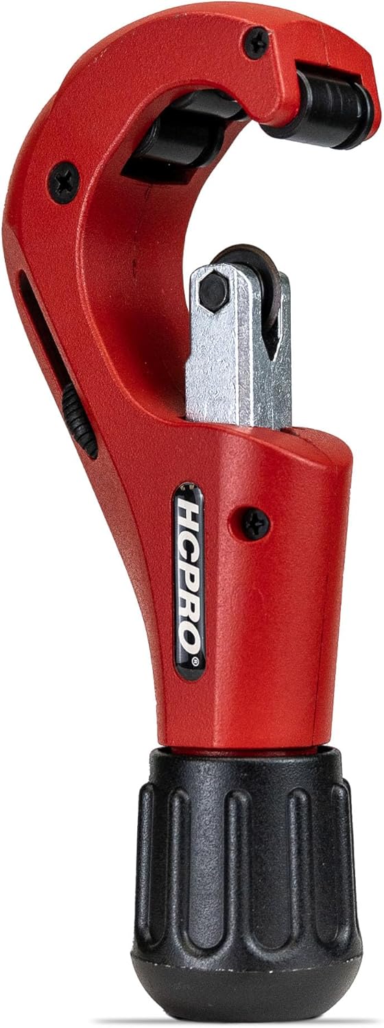 HCPRO Pro-Grade Pipe Cutter: 1/8-1 3/4" for Copper, PVC & EMT + Bonus Wheel 3 HCPRO Pro-Grade Pipe Cutter: 1/8-1 3/4" for Copper, PVC & EMT + Bonus Wheel - Image 3