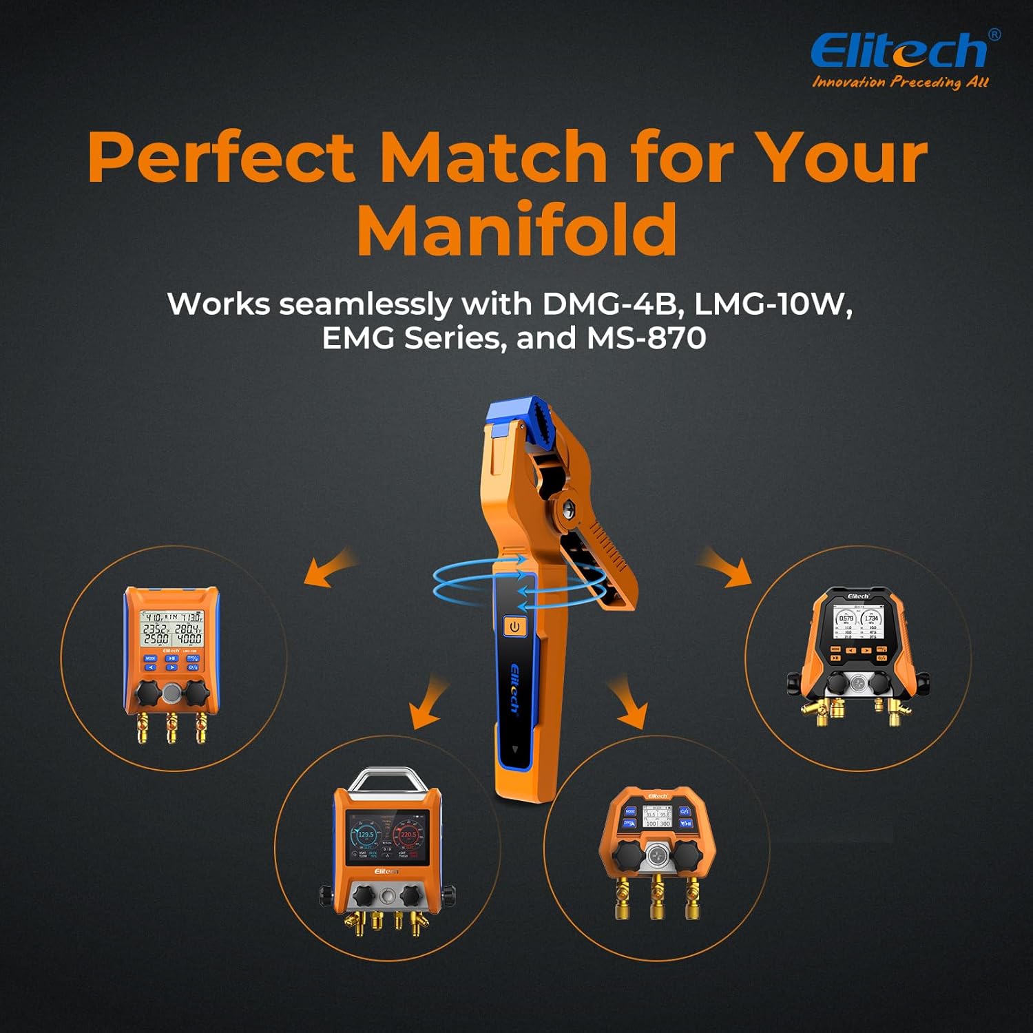 Elitech IPT-01: Bluetooth T-Type Thermometer Clamp with HVAC Data Logging 8 Elitech IPT-01: Bluetooth T-Type Thermometer Clamp with HVAC Data Logging - Image 8