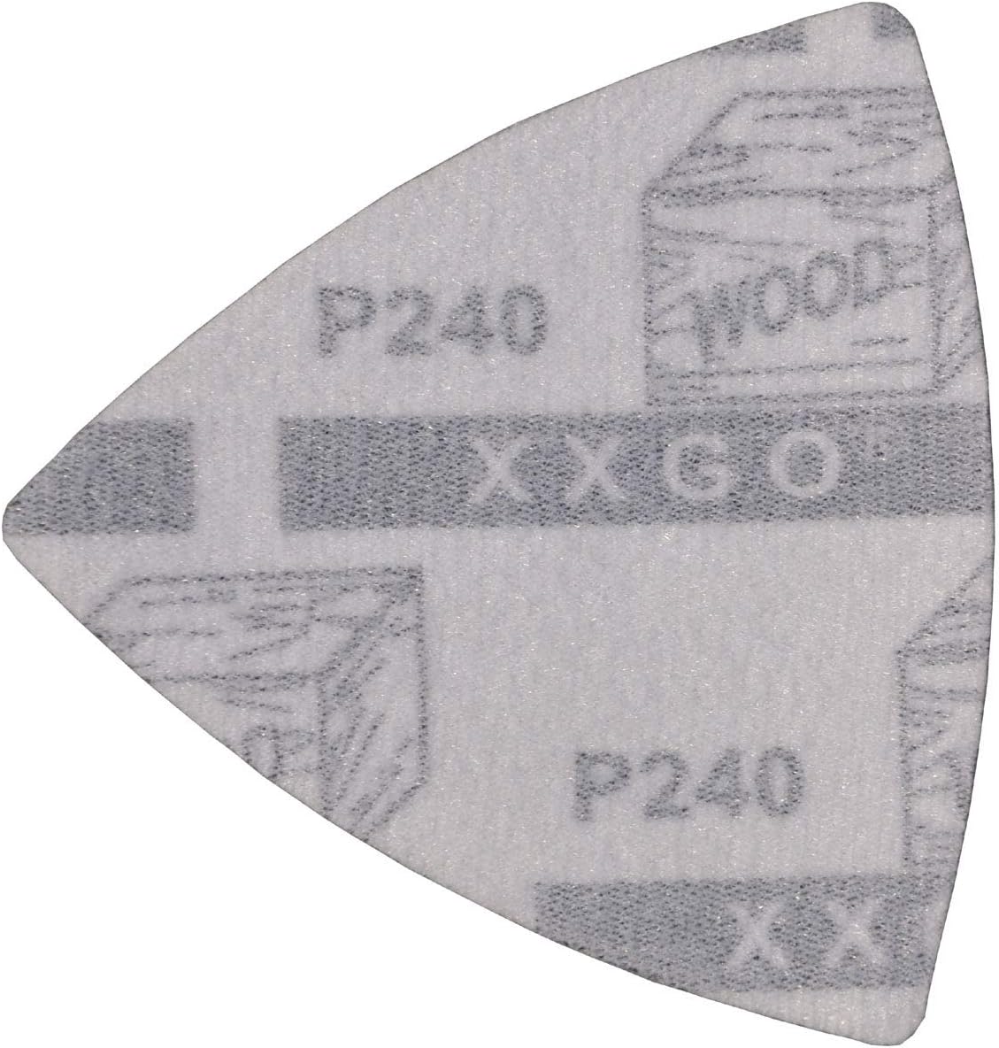 240 Grit Triangular Hook & Loop Sanding Sheets for Oscillating Tools 3 240 Grit Triangular Hook & Loop Sanding Sheets for Oscillating Tools - Image 3