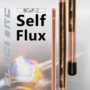 Pro Phosphor Copper Brazing Rods 1/2 lb No-Flux Welding Alloy 14″ HVAC Soldering