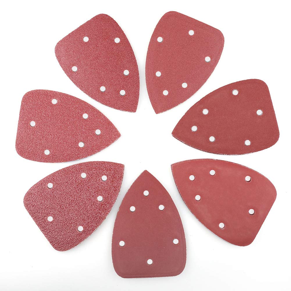 LotFancy 70PCS Triangle Sanding Pads for Ryobi Detail Palm Sander Kit 1 sander tool palm