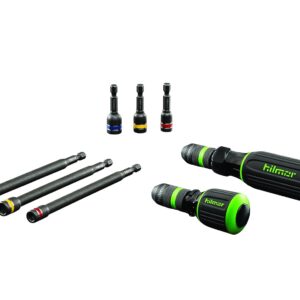 Hilmor 8-Piece Magnetic Nut Driver Set | Professional HVAC Fast Connect Tools