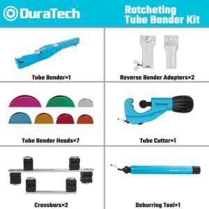 Professional Tube Bender Set: HVAC 1/4-7/8″ Ratcheting Pipe Bending Tool Kit