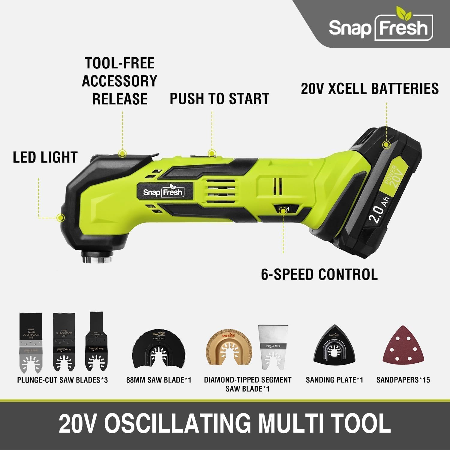 Unlock Versatility: Review of the SnapFresh Cordless Multi Tool 5 Unlock Versatility: Review of the SnapFresh Cordless Multi Tool - Image 5