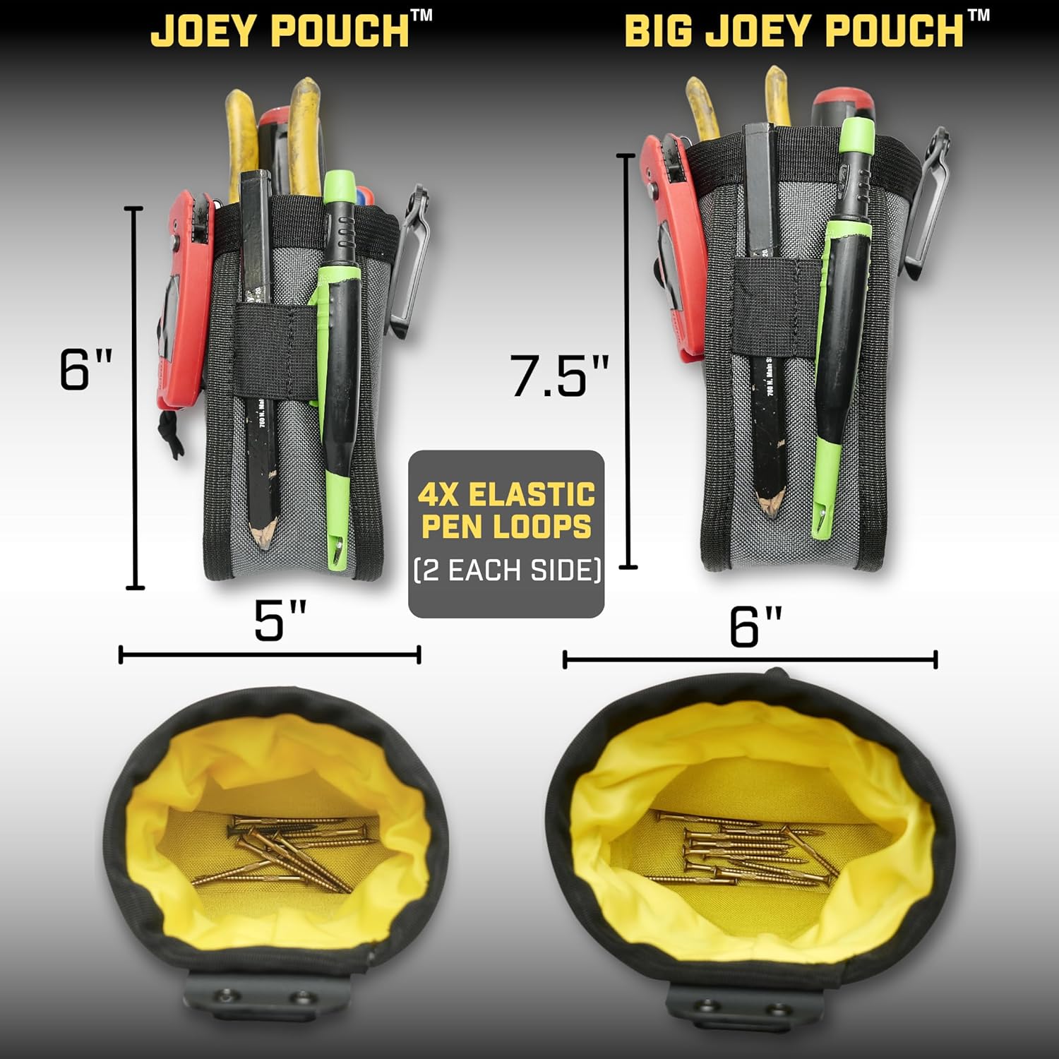 Joey Pouch Pro: Heavy-Duty Tool Belt Bag for Professional Tradesmen & Contractors 7 Joey Pouch Pro: Heavy-Duty Tool Belt Bag for Professional Tradesmen & Contractors - Image 7