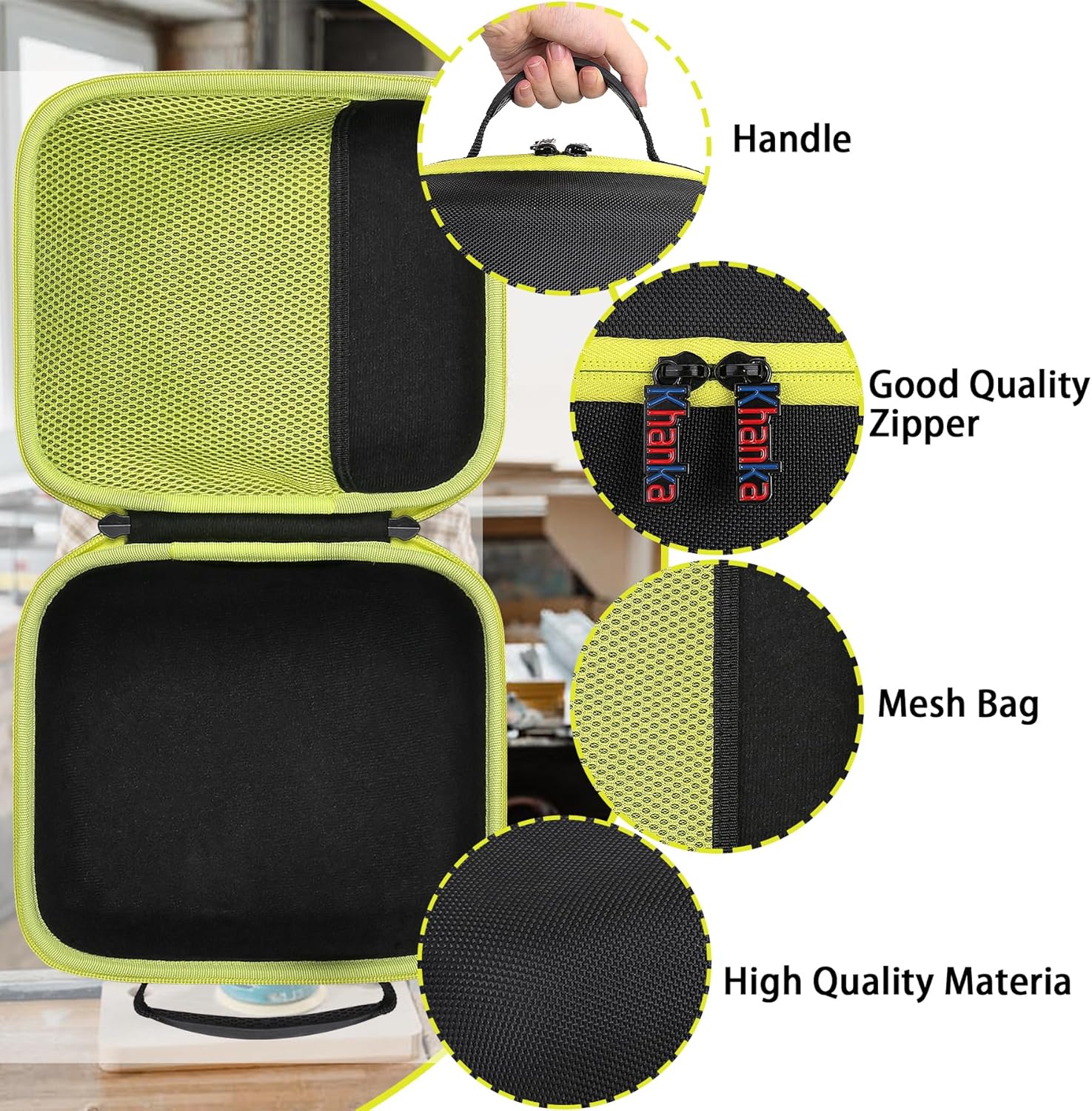 Protective khanka Hard Case for Ryobi P411 Orbit Power Sander 4 Protective khanka Hard Case for Ryobi P411 Orbit Power Sander - Image 4