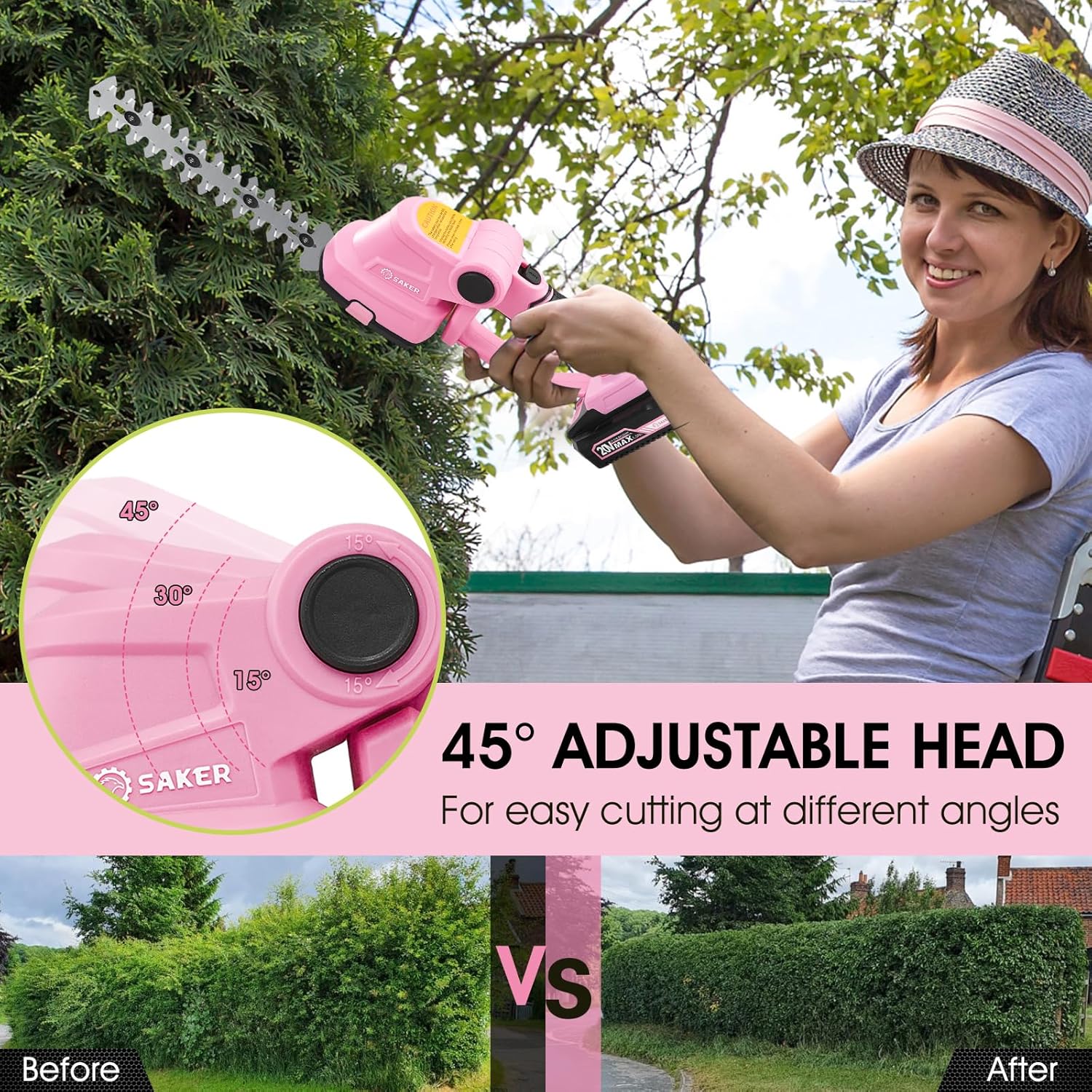 Effortless Gardening: Saker Cordless Hedge Trimmer Review 4 Effortless Gardening: Saker Cordless Hedge Trimmer Review - Image 4