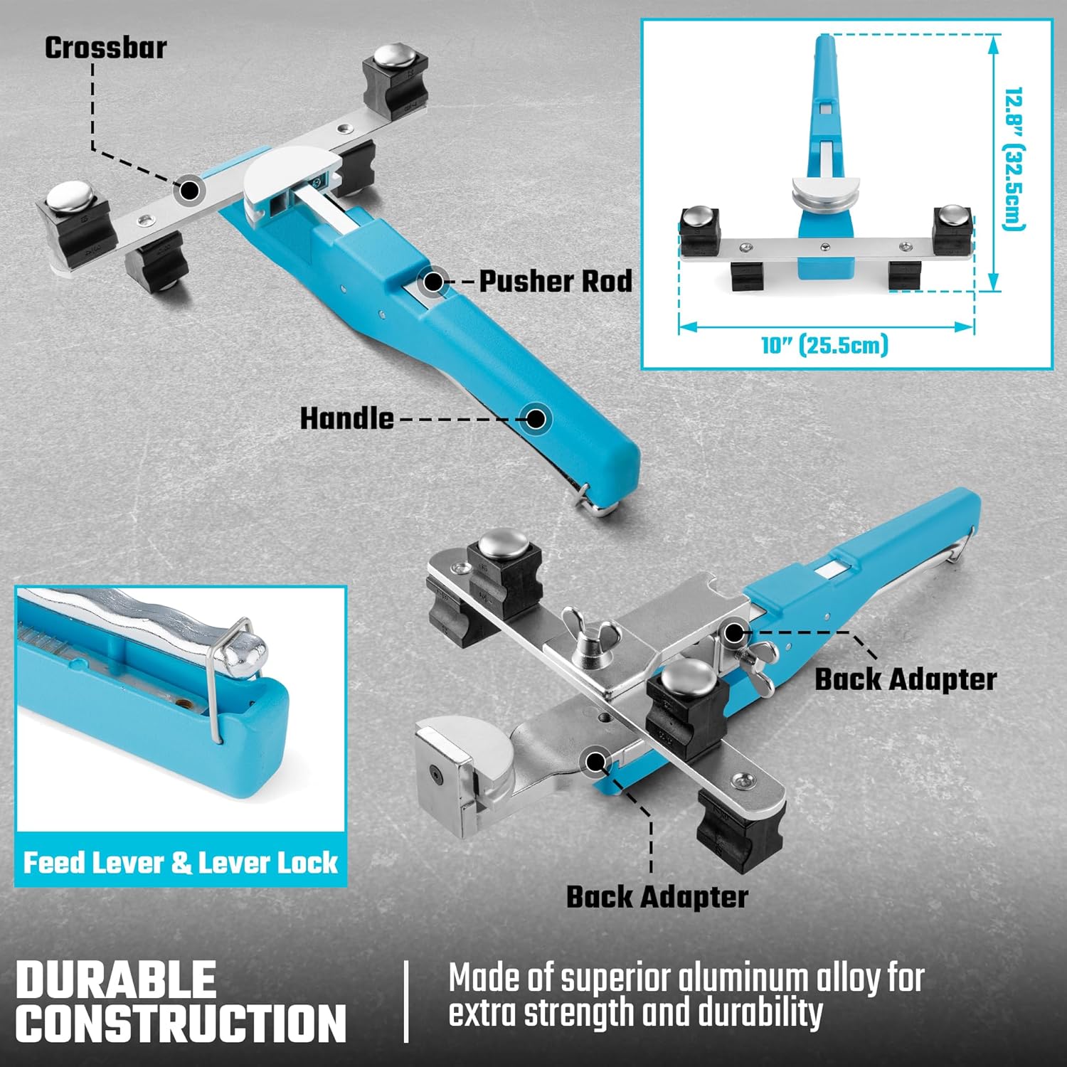 Professional Tube Bender Set: HVAC 1/4-7/8" Ratcheting Pipe Bending Tool Kit 6 Professional Tube Bender Set: HVAC 1/4-7/8" Ratcheting Pipe Bending Tool Kit - Image 6