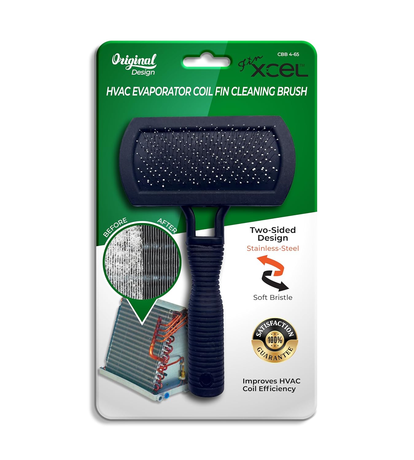 XCEL Pro HVAC Coil Cleaner Brush - Dual-Side Condenser & Evaporator 8 XCEL Pro HVAC Coil Cleaner Brush - Dual-Side Condenser & Evaporator - Image 8