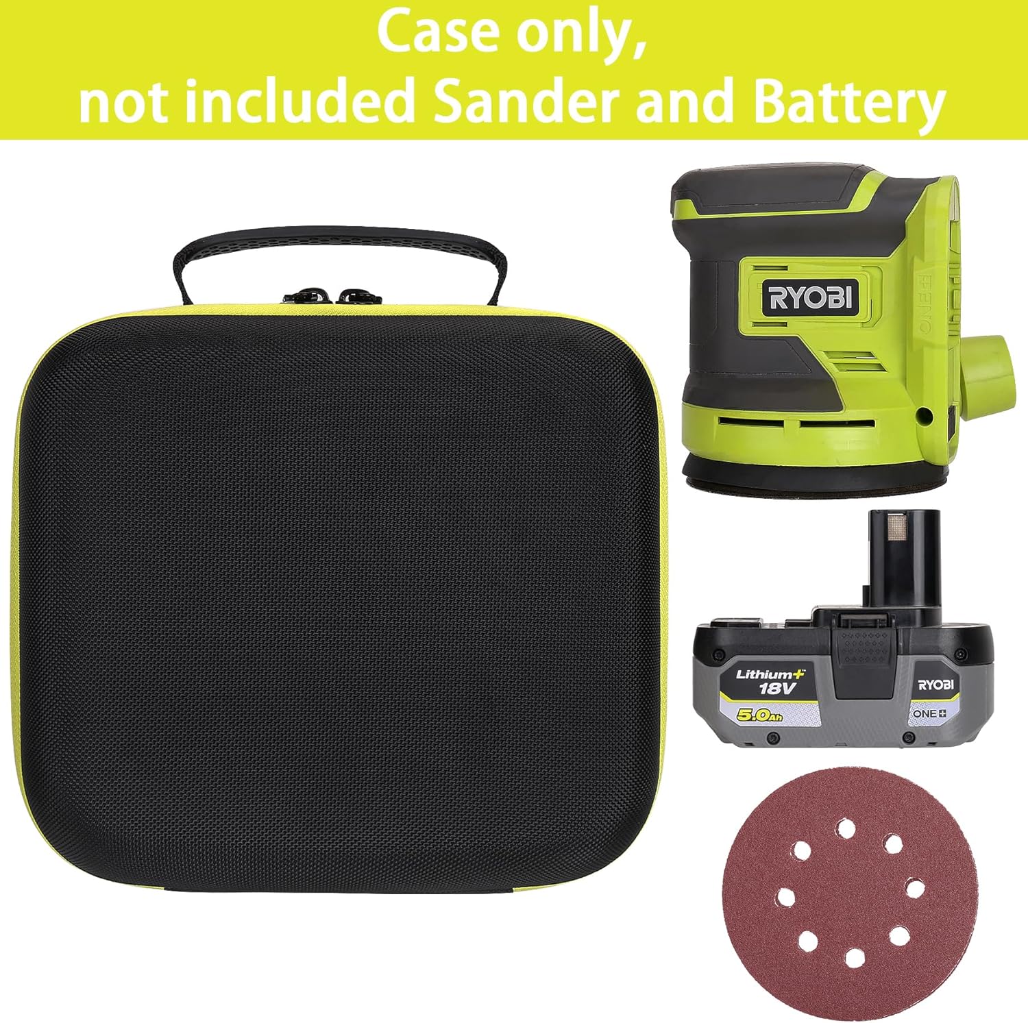 Protective khanka Hard Case for Ryobi P411 Orbit Power Sander 3 Protective khanka Hard Case for Ryobi P411 Orbit Power Sander - Image 3