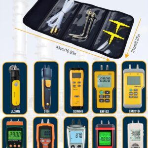 ZIBOO Manometer Probe Kit for Klein ET180 & Fieldpiece HVAC Testing