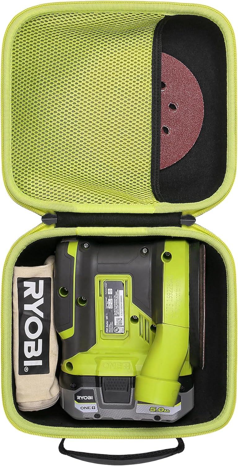 Protective khanka Hard Case for Ryobi P411 Orbit Power Sander 1 rros18-0 18v one+ cordless random orbit sander bare tool