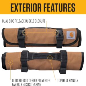 Carhartt Heavy-Duty Tool Roll Bag | 18 Pockets | Waterproof Organizer