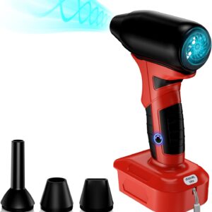 Cordless Leaf Blower Compatible with Milwaukee M18 18V Battery,130,000 RPM High-Speed Brushless Motor,Jet Dry Blower, Air Duster for Leaves,Dust Snow,Lawn Care,Patio Cleaning