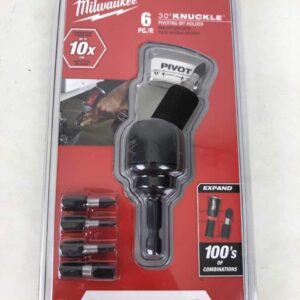 Milwaukee 48-32-2300 6pc 30 Degree Knuckle Pivoting Bit Holder