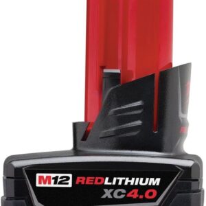 Milwaukee Genuine 48-11-2440 New M12 12v Red Lithium XC 4.0 Ah Battery