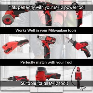 12V 3Ah Battery for Milwaukee Tools Heated Jacket M12 Cordless Replacement