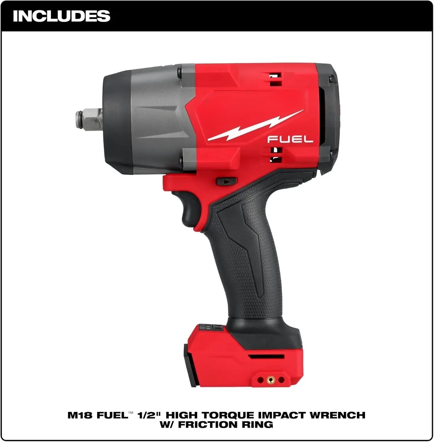 Milwaukee M18 FUEL 1/2" High Torque Impact Wrench | Powerful Cordless Tool 3 Milwaukee M18 FUEL 1/2" High Torque Impact Wrench | Powerful Cordless Tool - Image 3