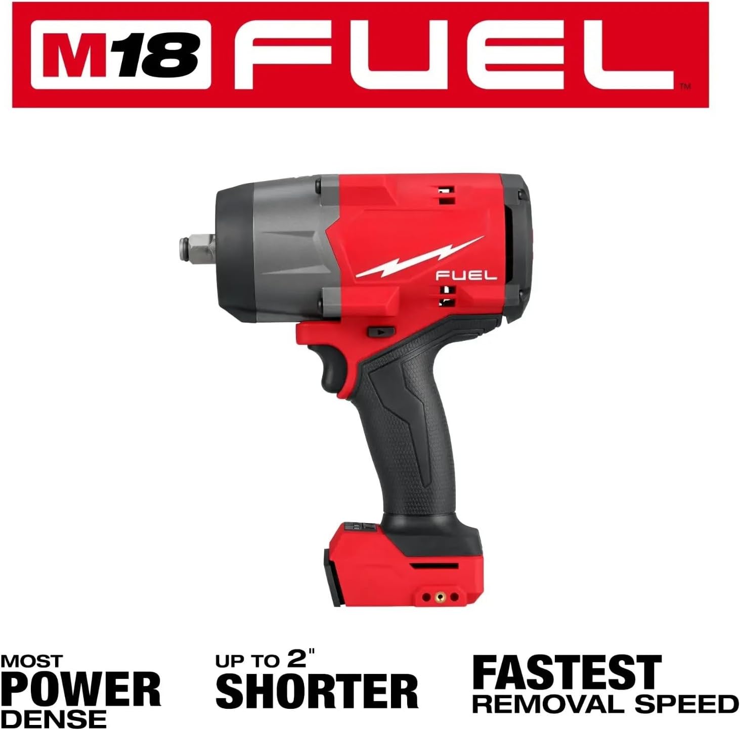 Milwaukee M18 FUEL 1/2" High Torque Impact Wrench | Powerful Cordless Tool 4 Milwaukee M18 FUEL 1/2" High Torque Impact Wrench | Powerful Cordless Tool - Image 4