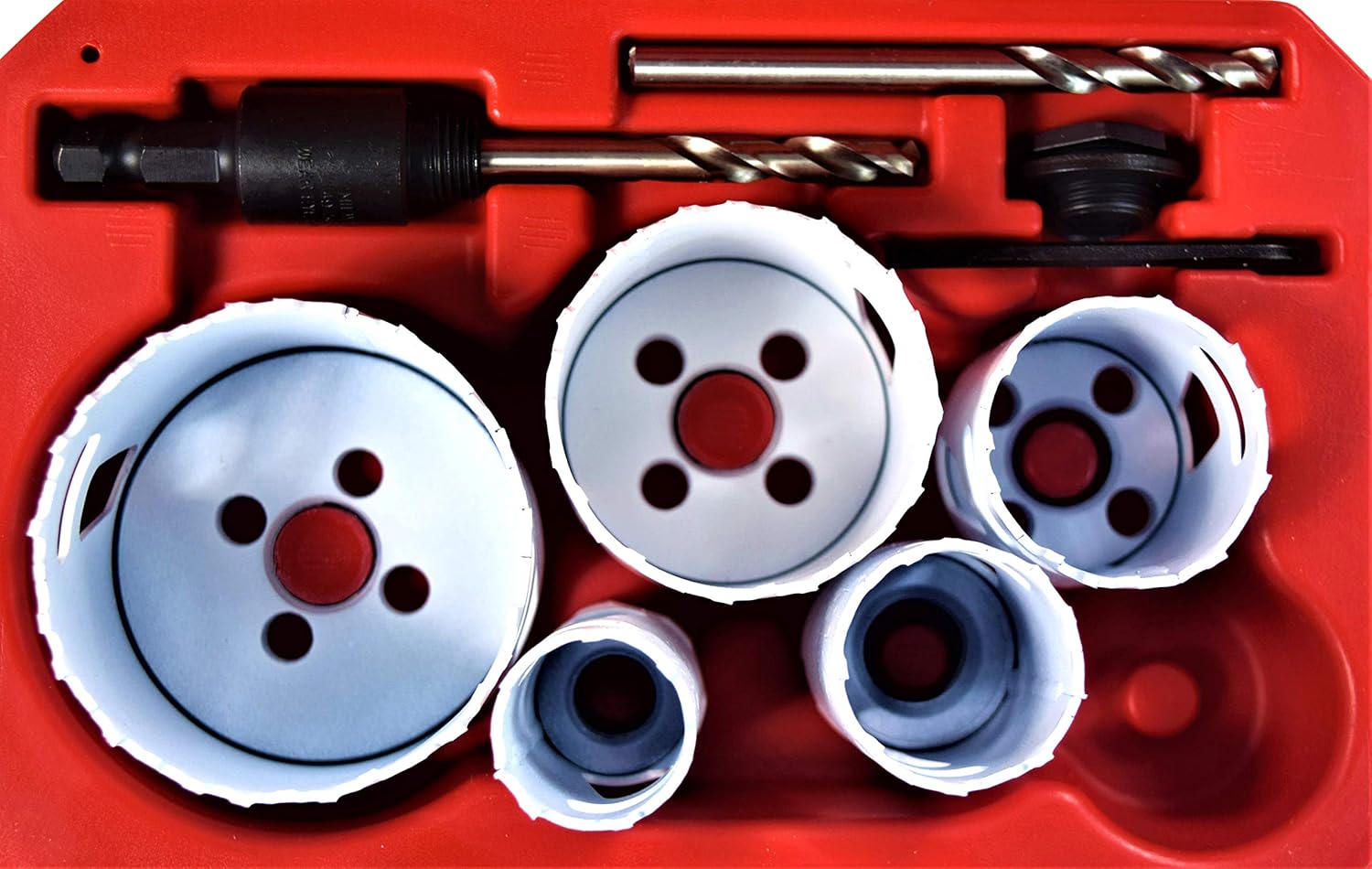 Milwaukee 9-Piece Bi-Metal Hole Saw Kit | Pro-Grade Cutting Set for Metal & Wood 2 Milwaukee 9-Piece Bi-Metal Hole Saw Kit | Pro-Grade Cutting Set for Metal & Wood - Image 2