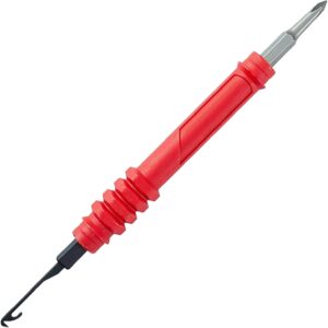 48-22-2145 4-in-1 Multi Pick Data Tool Fits For Tools Replacement, Length 11.1 in. Electric Red Tool With Ball Type Retention, Double Sided Bit
