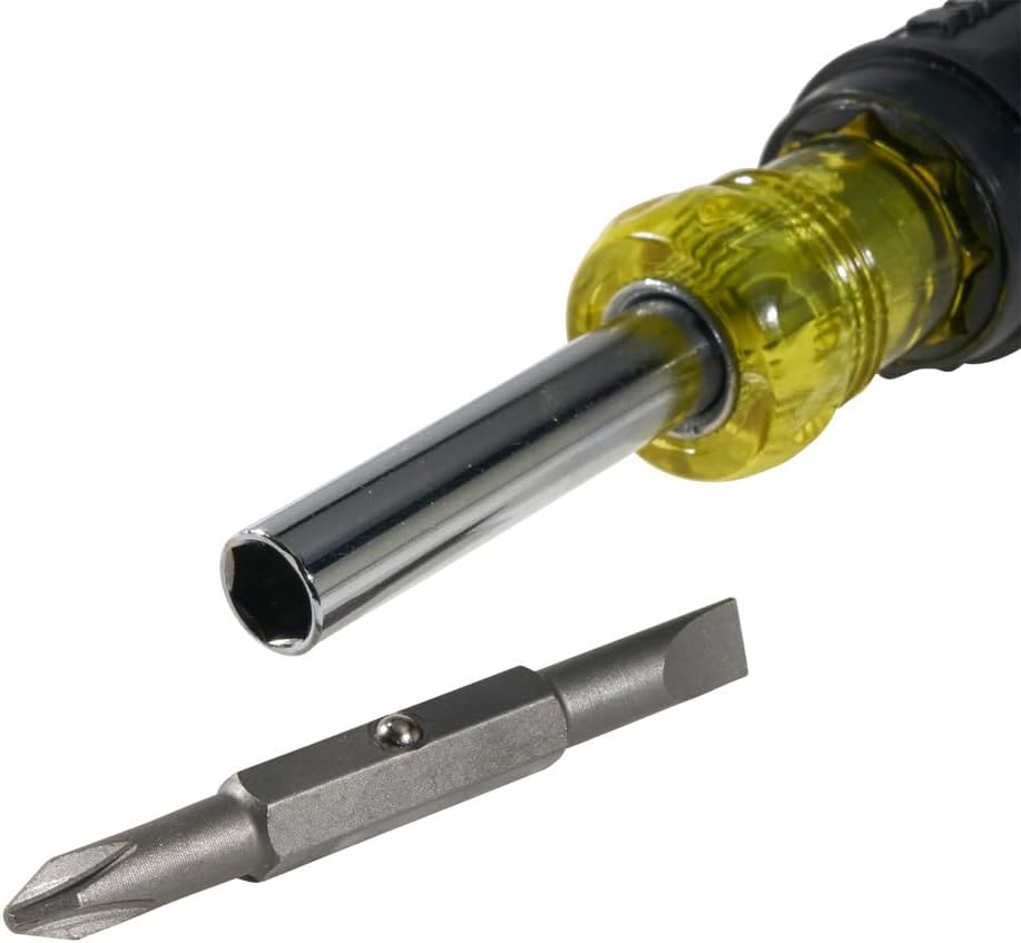 Klein Tools 5-in-1 Multi-Bit Screwdriver for Electricians and Pros 4 Klein Tools 5-in-1 Multi-Bit Screwdriver for Electricians and Pros - Image 4