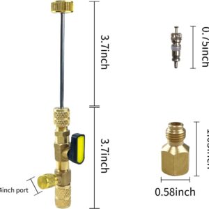 HVAC Service Wrench Set 4-in-1 with Valve Core Tool and Adapters