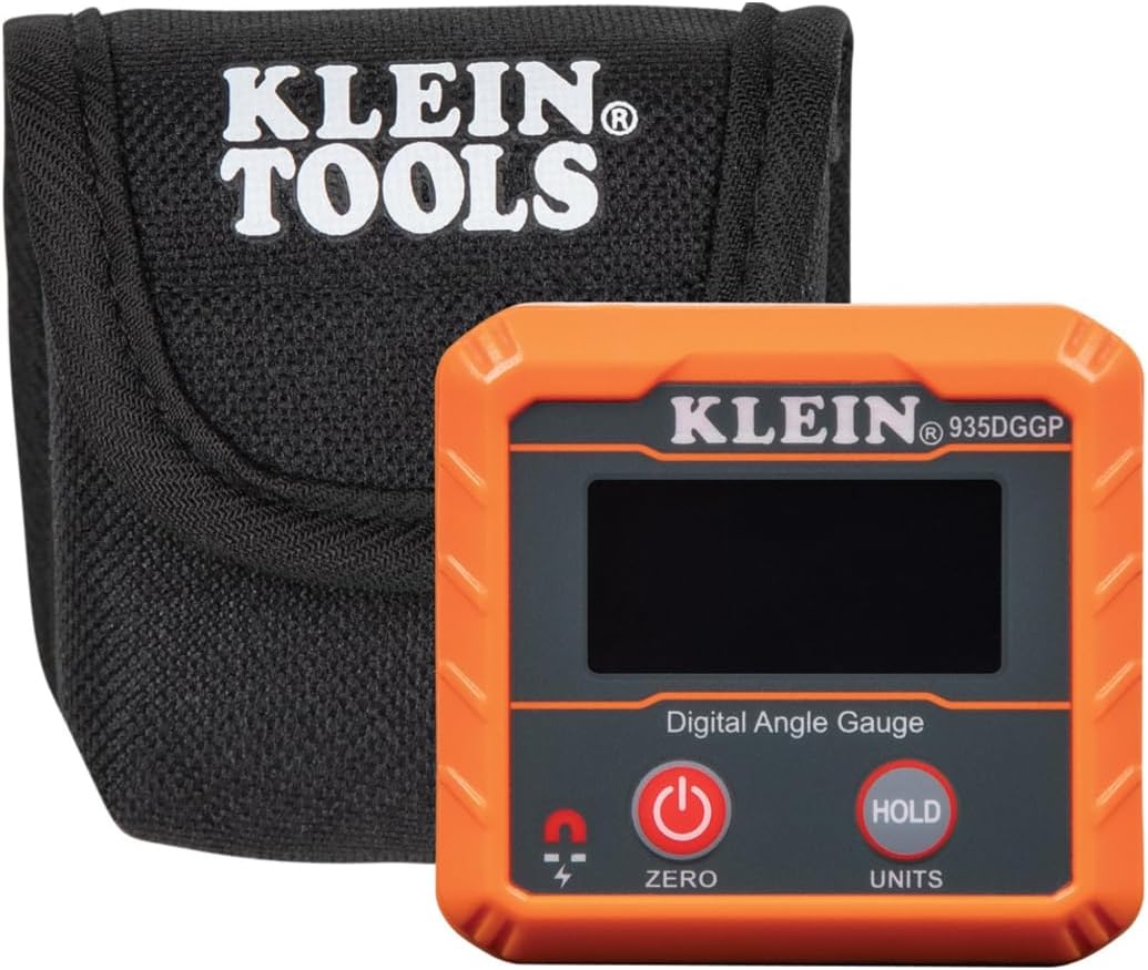 Klein Tools 935DGGP Digital Angle Finder Gauge with Magnetic Base & Conversions 1 hvac tools digital